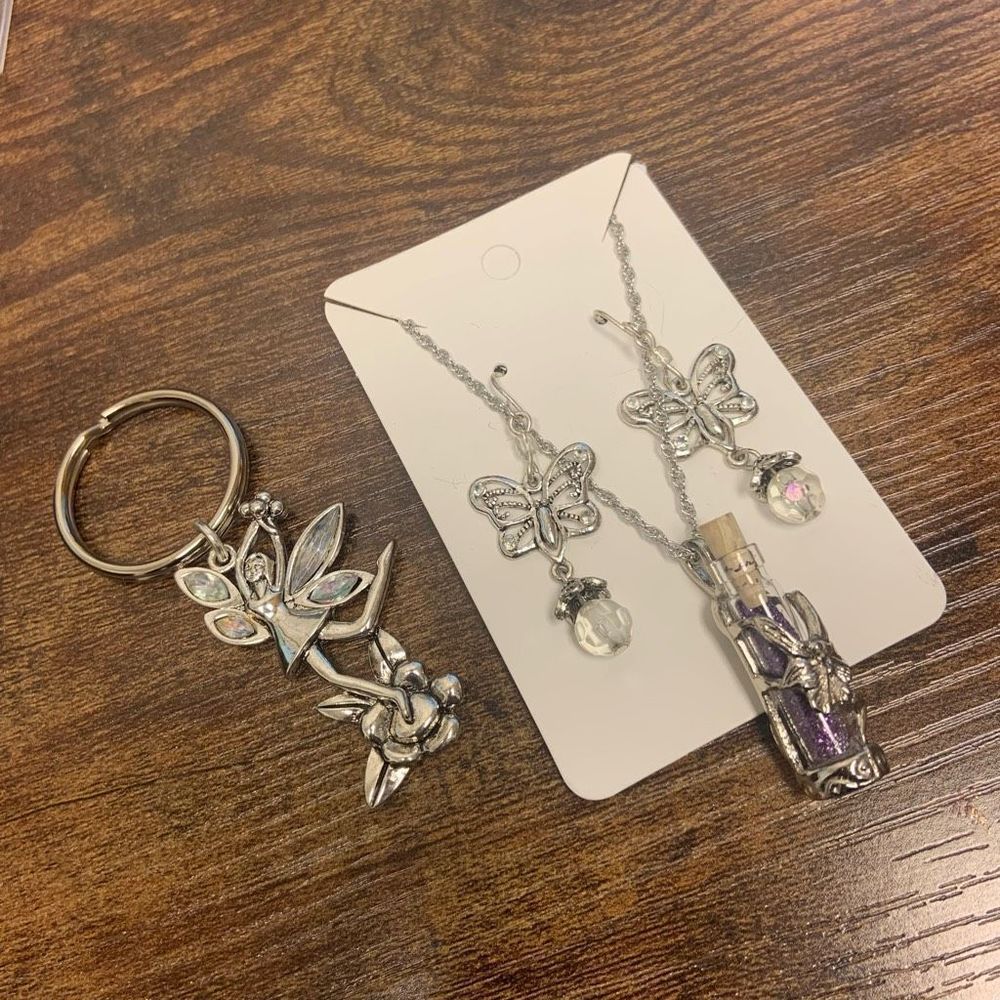 Fairy Jewelry Bundle for Girls + Keychain